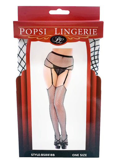 Fishnet Garter With Pantyhose (BOXED)