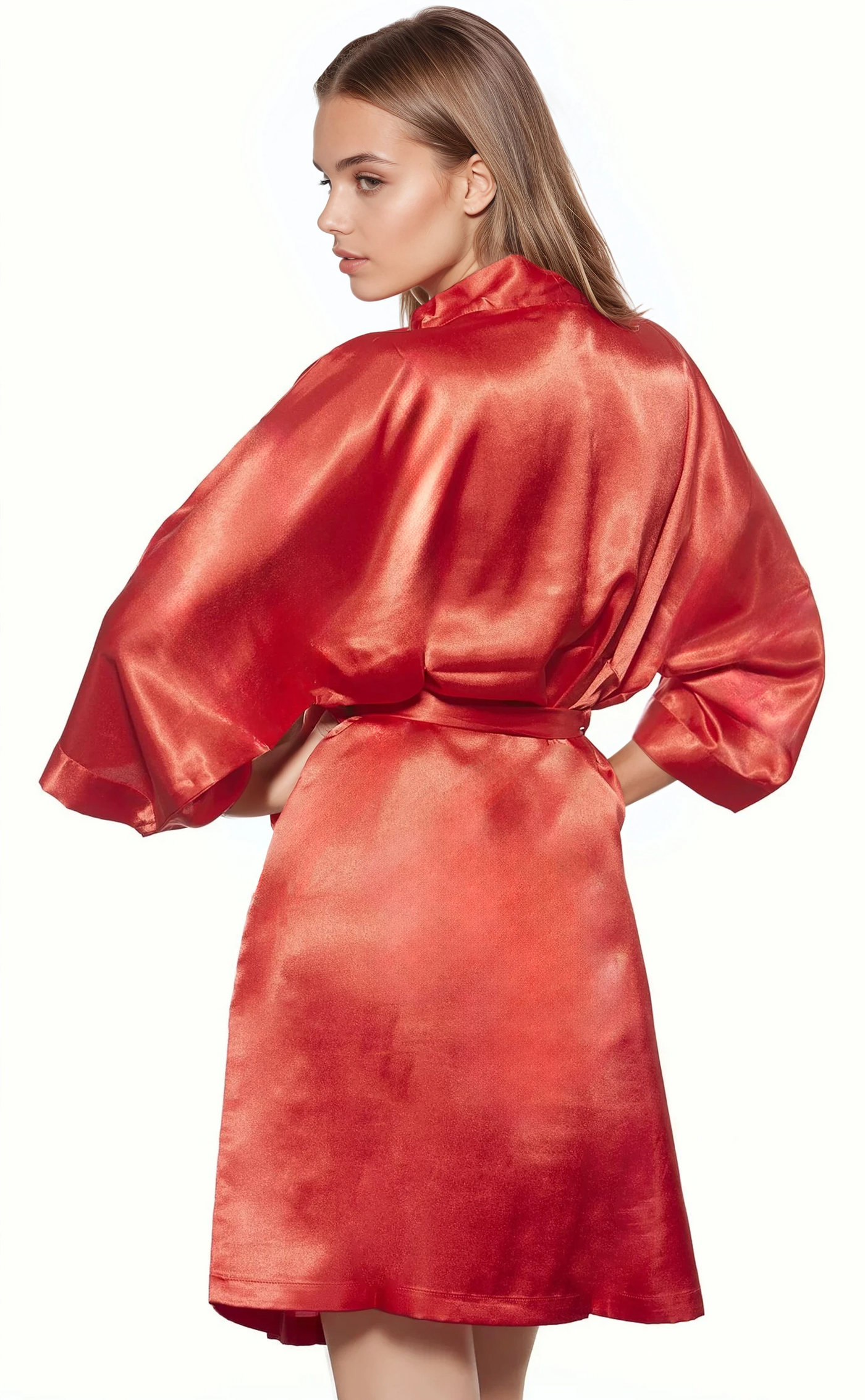 Satin Kimono Robe