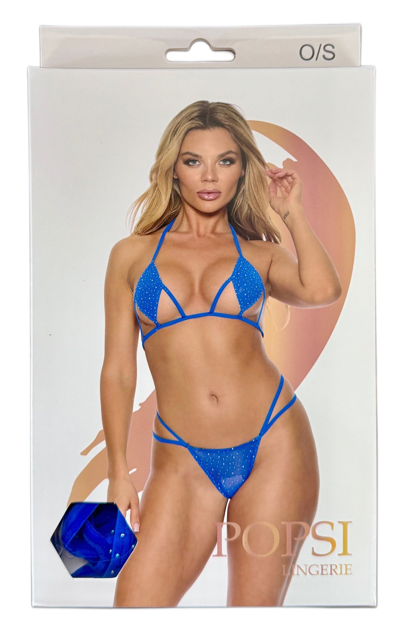 Rhinestone Bra & Panty Set (BOXED)