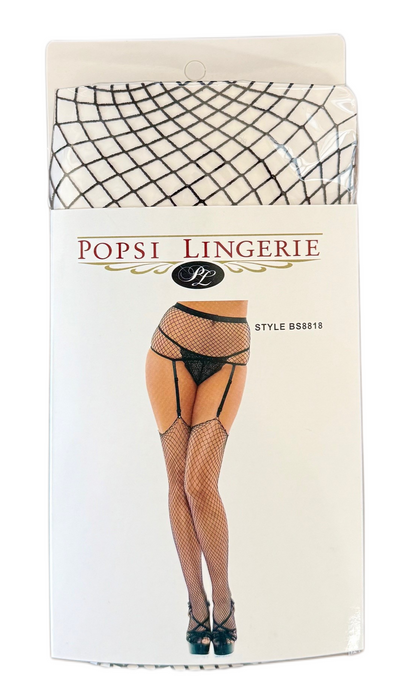 Fishnet Garter With Pantyhose (BOXED)